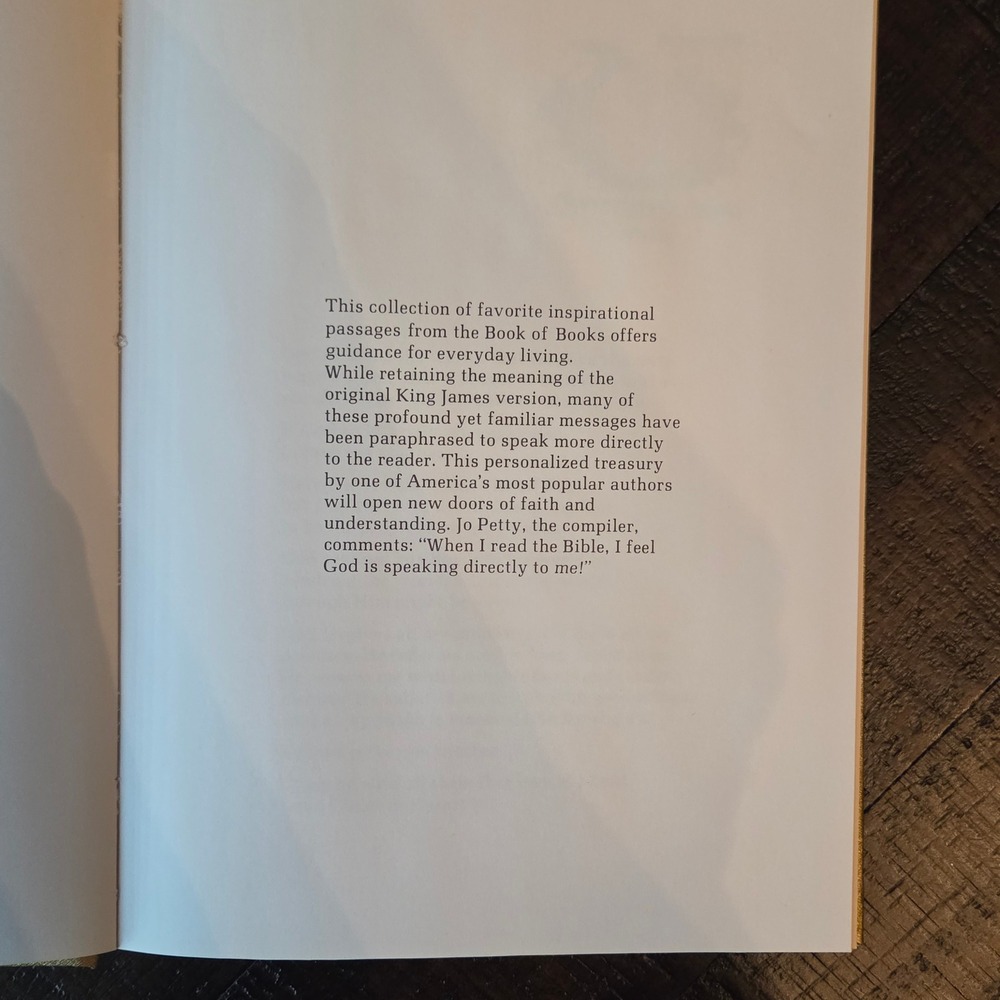Vintage Golden Promises Book Jo Petty 1972 CR Gibson Hardcover Religious Gift - Picture 5 of 9